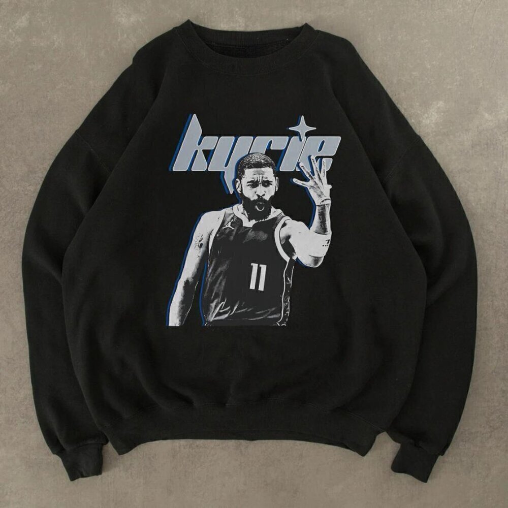 Kyrie Irving Dallas Mavericks Y2K Basketball Retro Sweatshirt